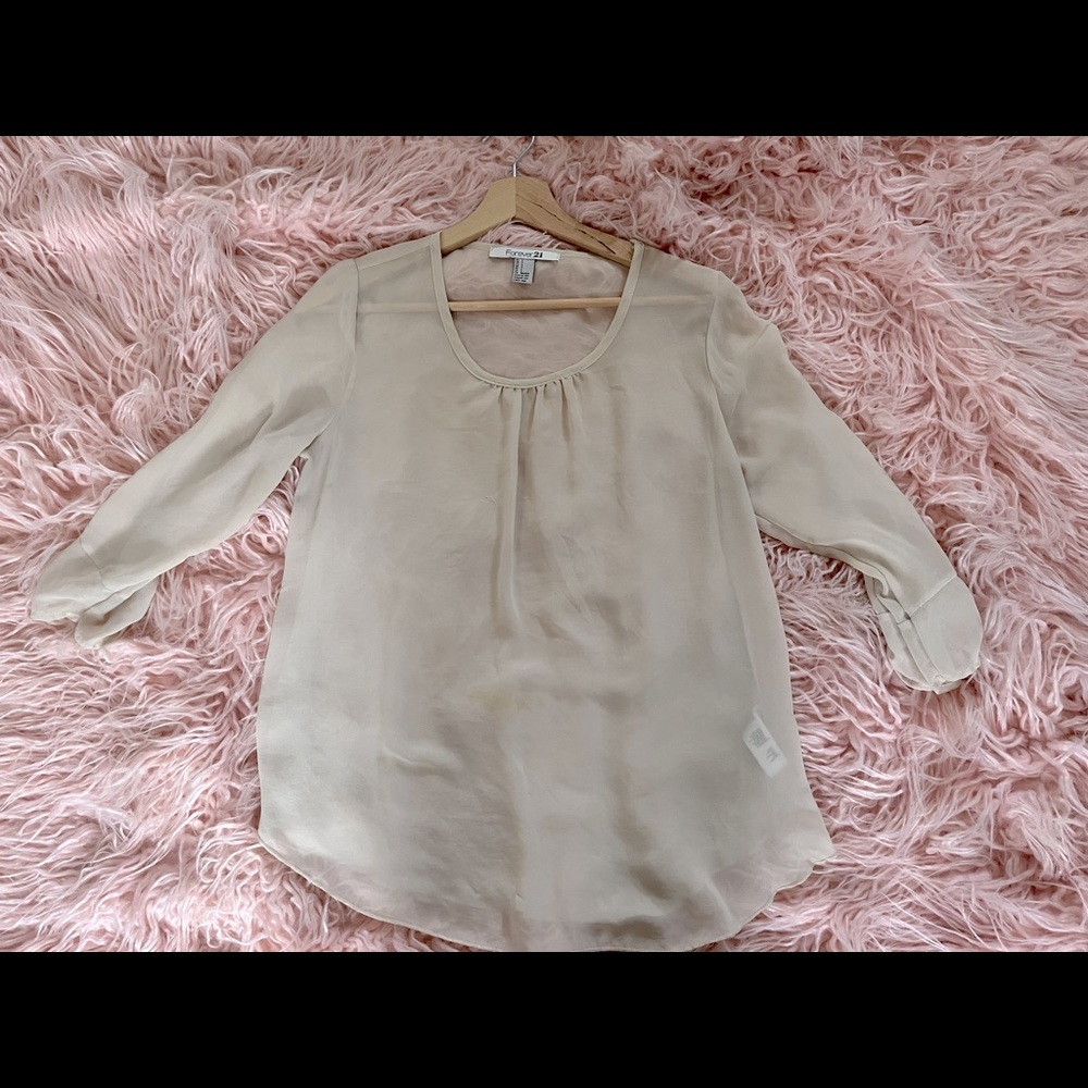 Forever 21 Small Sheer Shirt